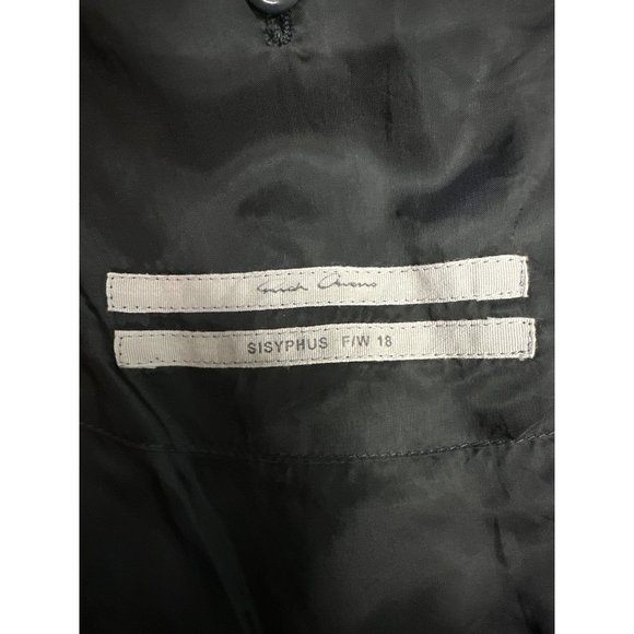 Rick Owens Sisyphus F/W 18 Linen/Camelhair Black Blazer 42 / US 6 - Picture 6 of 6